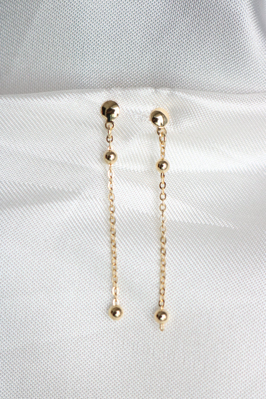 Golden Drop Earrings