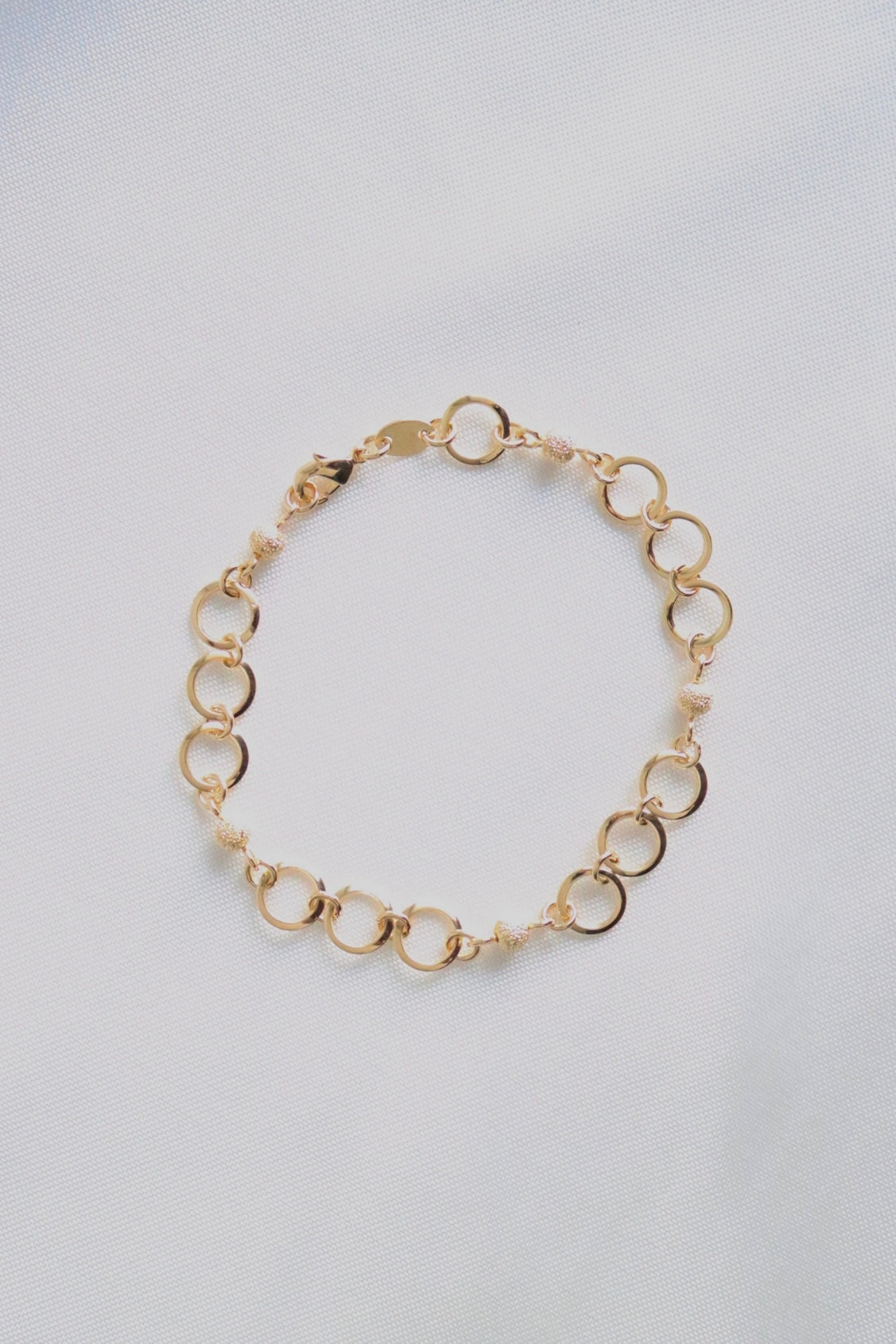 Golden Hoop Bracelet