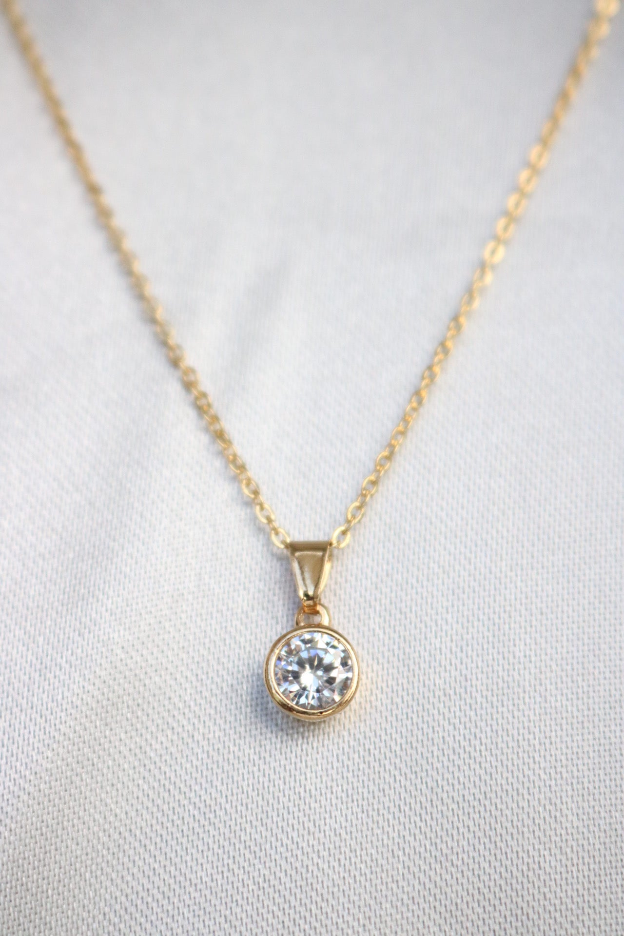 Gold Diamond Necklace