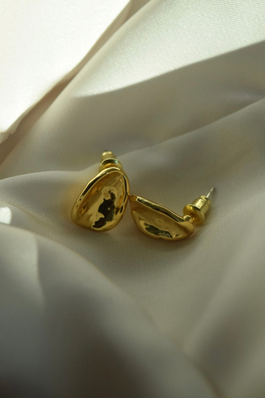 Small Gold Metal Earrings