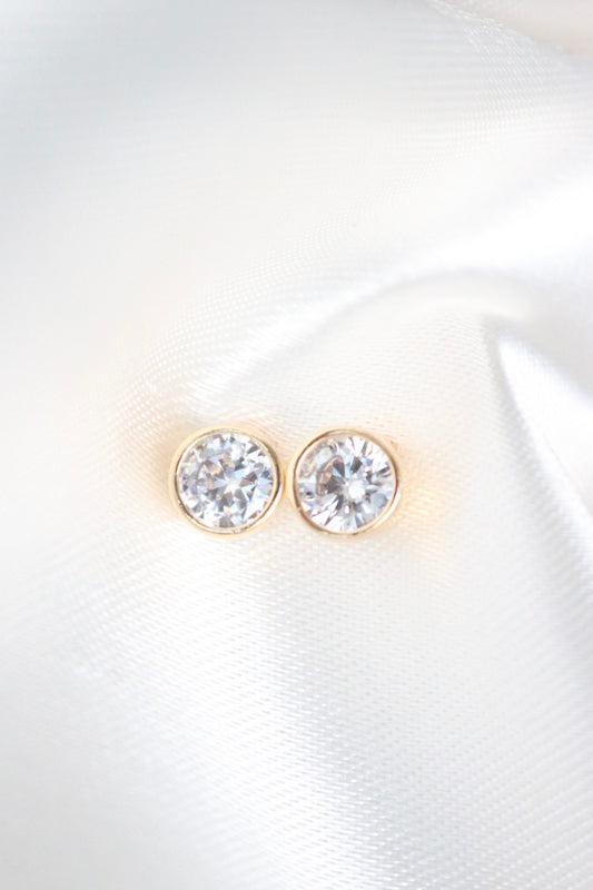 Gold Diamond Earrings