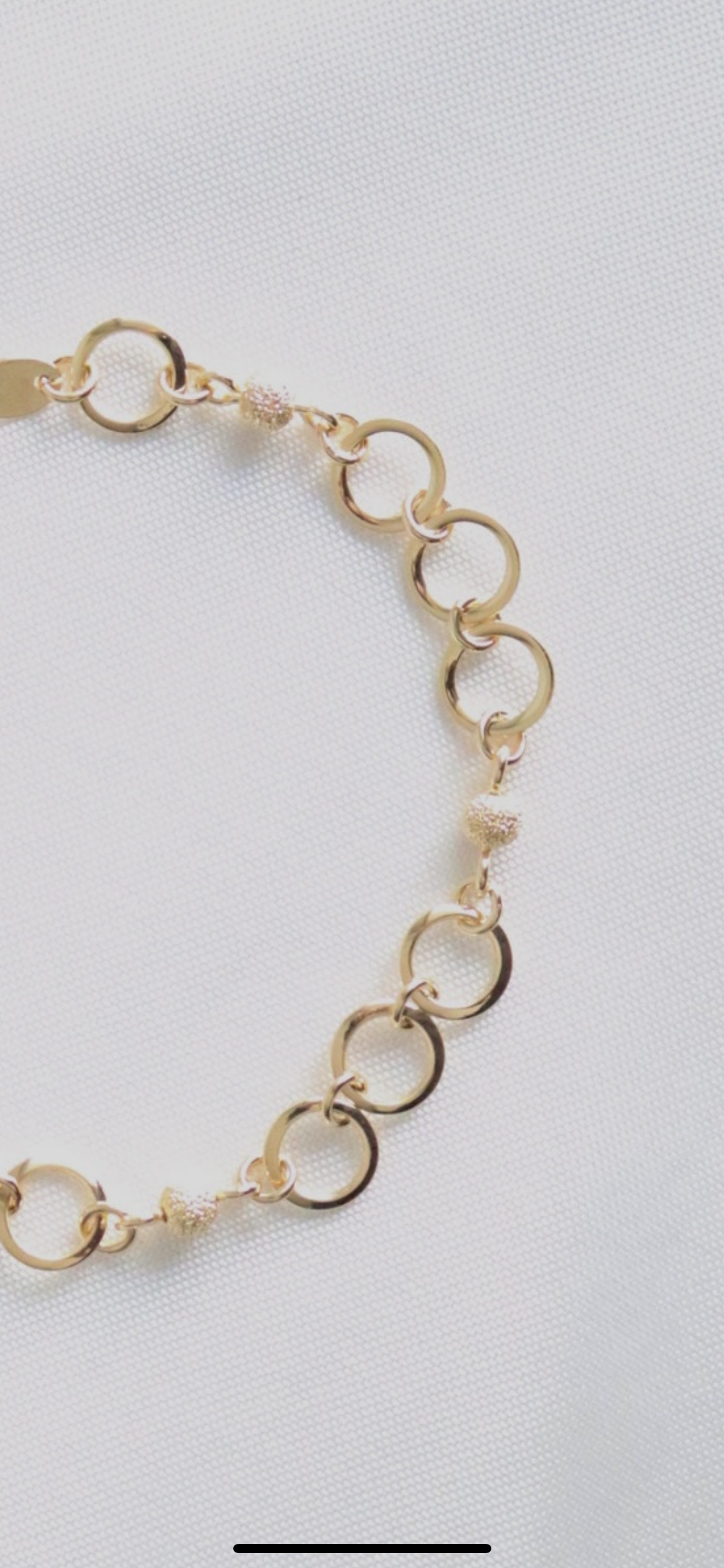 Golden Hoop Bracelet